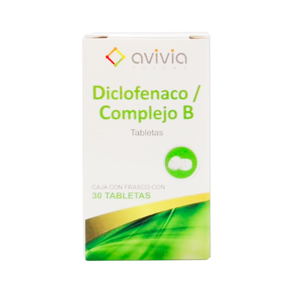 Diclofenacocomplejo B 30 Tab Farmacias Zada Tienda 3453